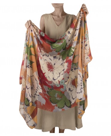 Палантин Женский SN40-FL.HEUREUSE/PECHE